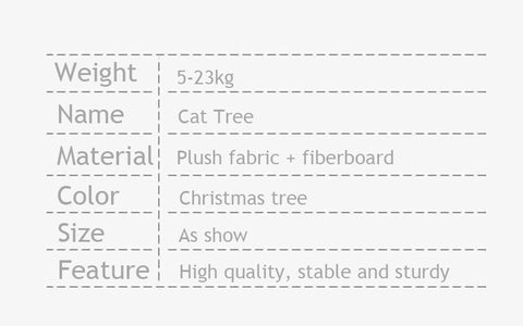 Christmas 2 Style Cat Climbing Frame Tree
