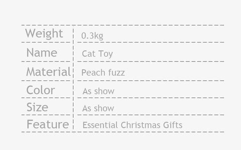 Christmas Cat Teaser Catnip Bell Toys