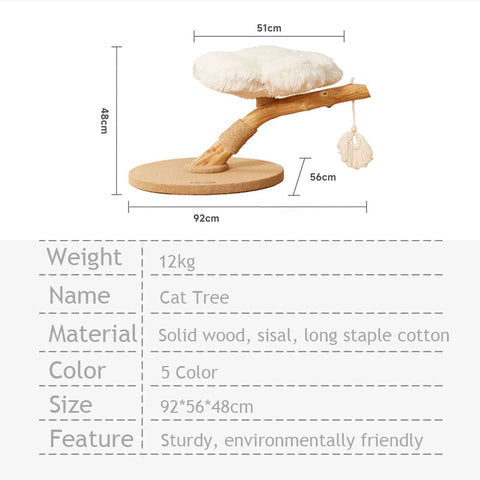 Cloudy Flower Cat Tree 5 Color Climbing Frame