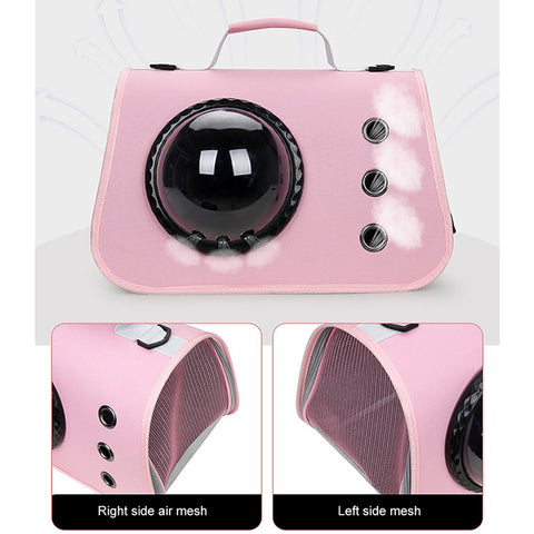 Portable Folding Pet Shoulder Handbag Breathable Outdoor Travel Cat Carrier Bag
