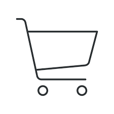 Outline image of a shopping cart
