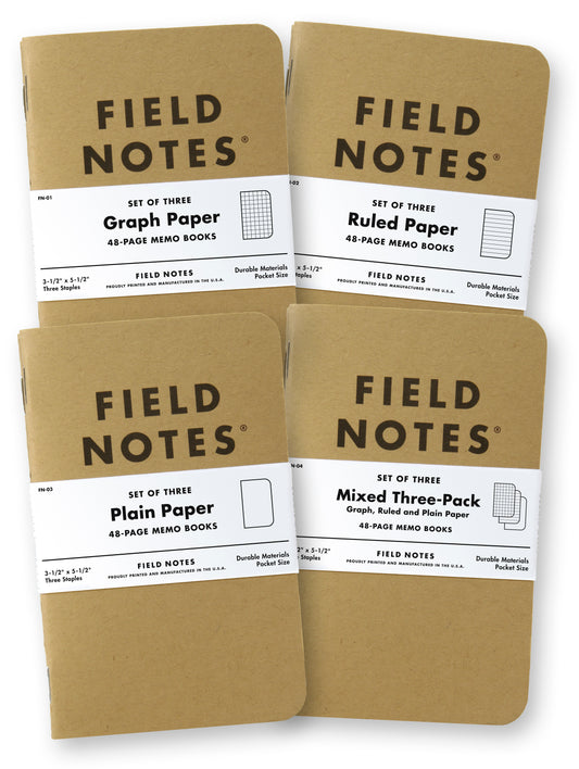 Field Notes Clic Pen 6 Pack - Black