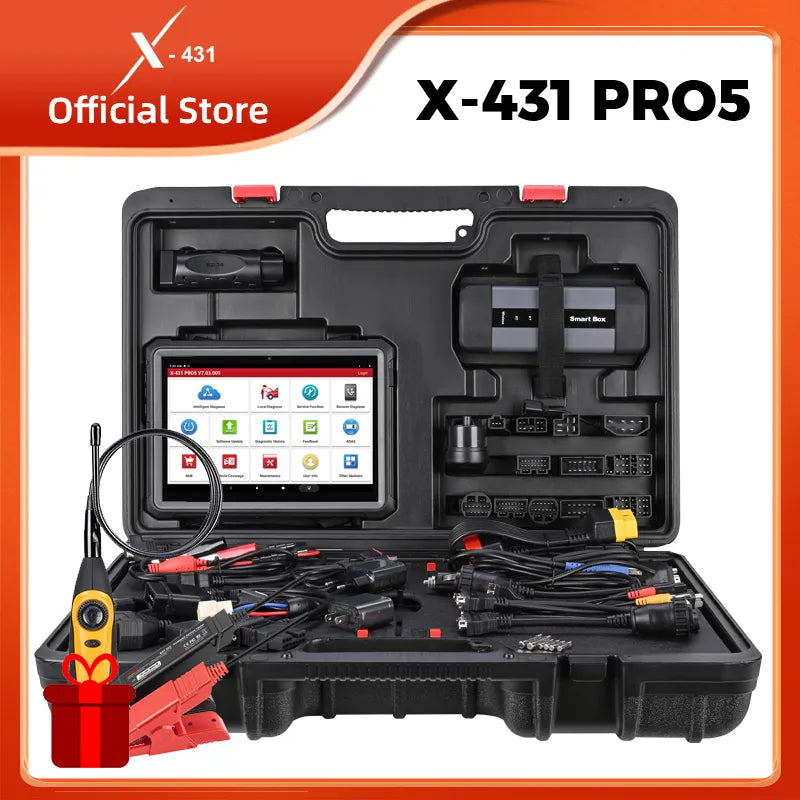 X-431 LAUNCH PRO 5 PRO5 J2534 ECU Programming Car Diagnostic Tools OBD2 Scanner Intelligent Diagnosis Automotive Scanner X431