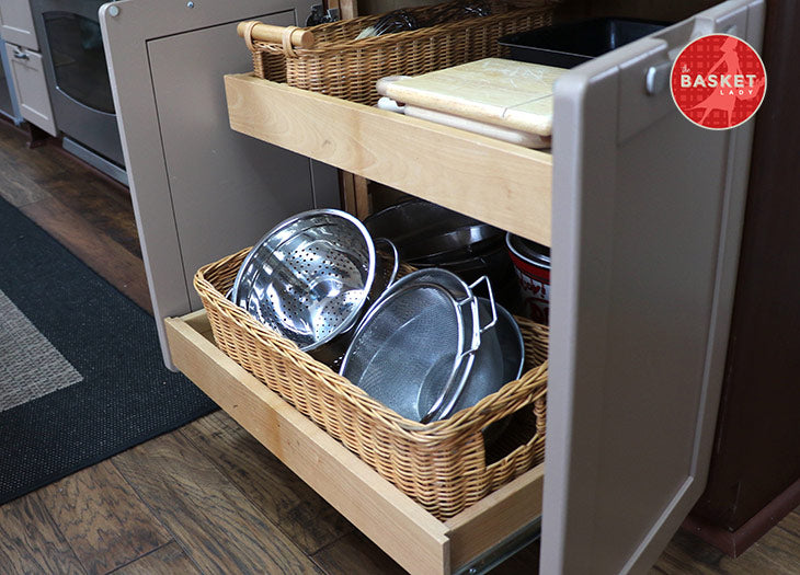 Kitchen Dish Storage Rack With Homemade Drawer Type Pull-out Basket For  Cabinet, Kitchen Organizer For Bowl & Plate Draining