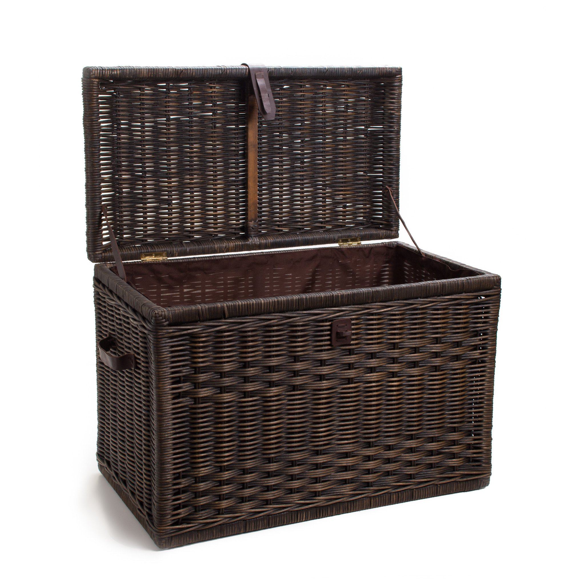 wicker toy chest