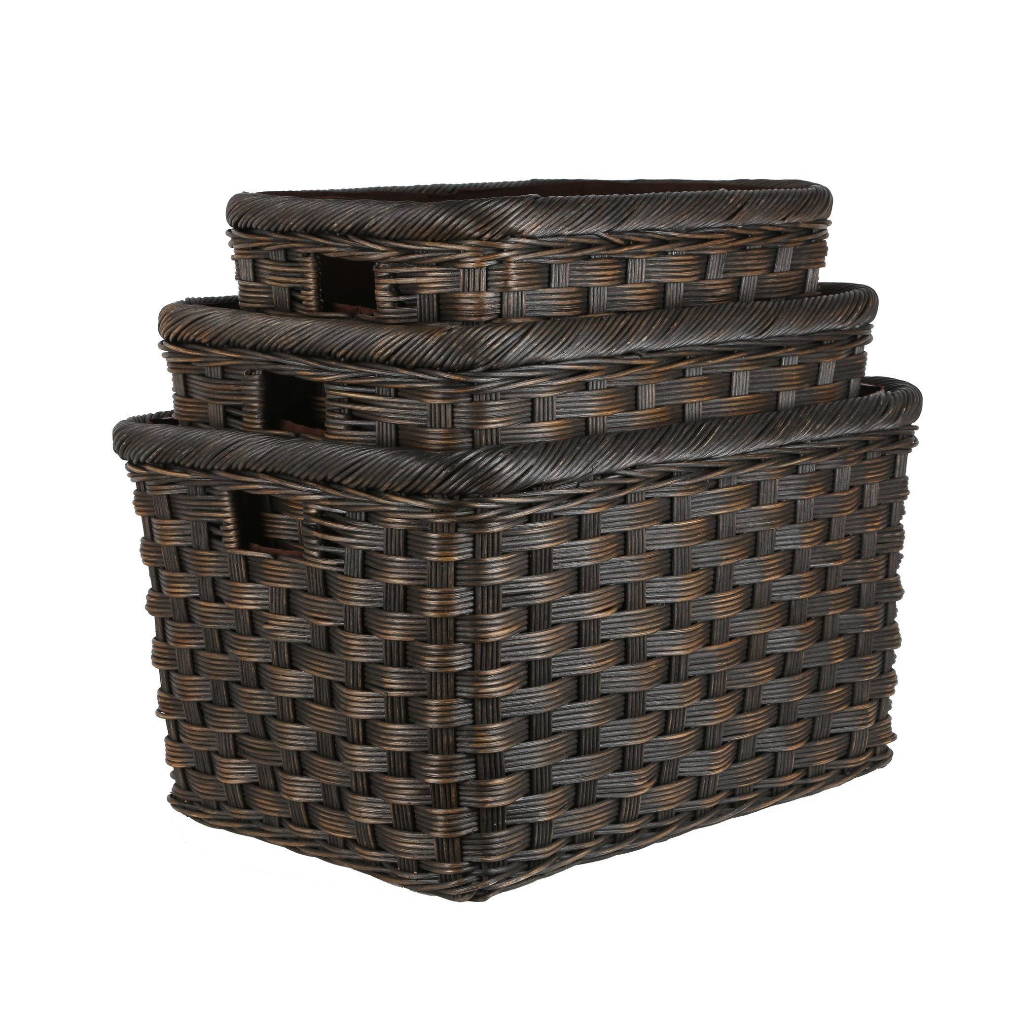 large wicker toy basket