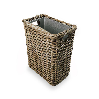 Medium Rectangle Felt Baskets Rattan storage basket Woven trash