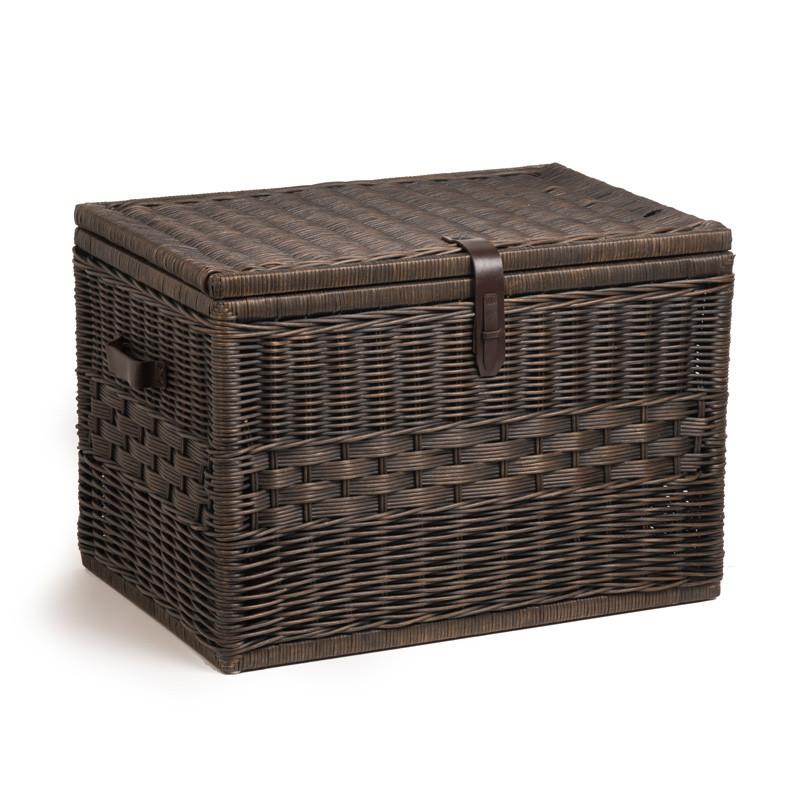 large wicker toy box