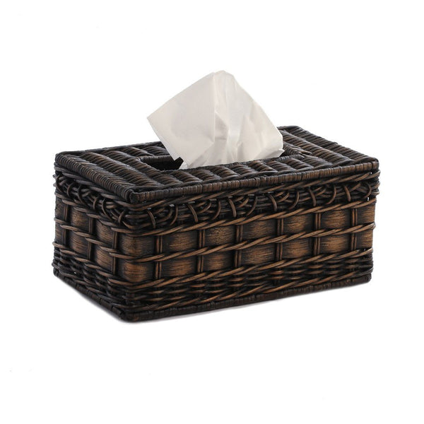 wicker tissue box holder