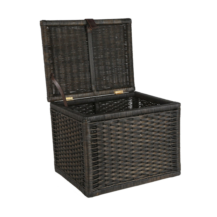 large wicker toy box