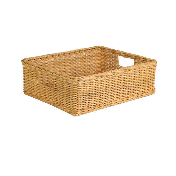 square wicker storage baskets