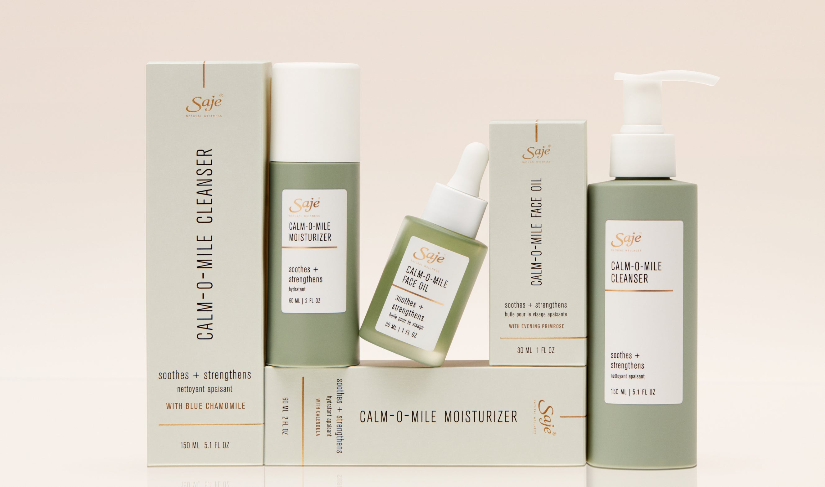 Calm-o-mile skincare collection