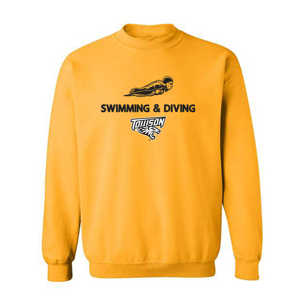 Towson University - Swimming & Diving - Gold - Sweatshirt - Towson Tigers product image