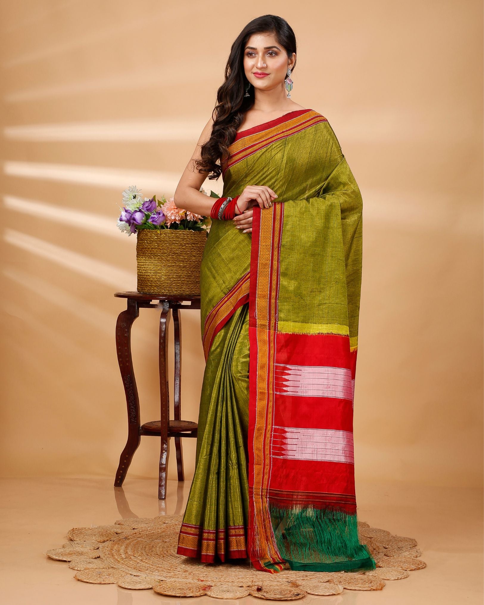 Formal Wear Irkal Saree, 6 M (with Blouse Piece) at Rs 1450 in Mumbai | ID:  21669460555