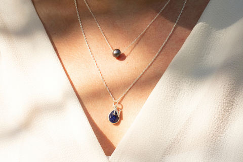Lily Blanche Wedding Gift Ideas  | Blue Sapphire Necklace 