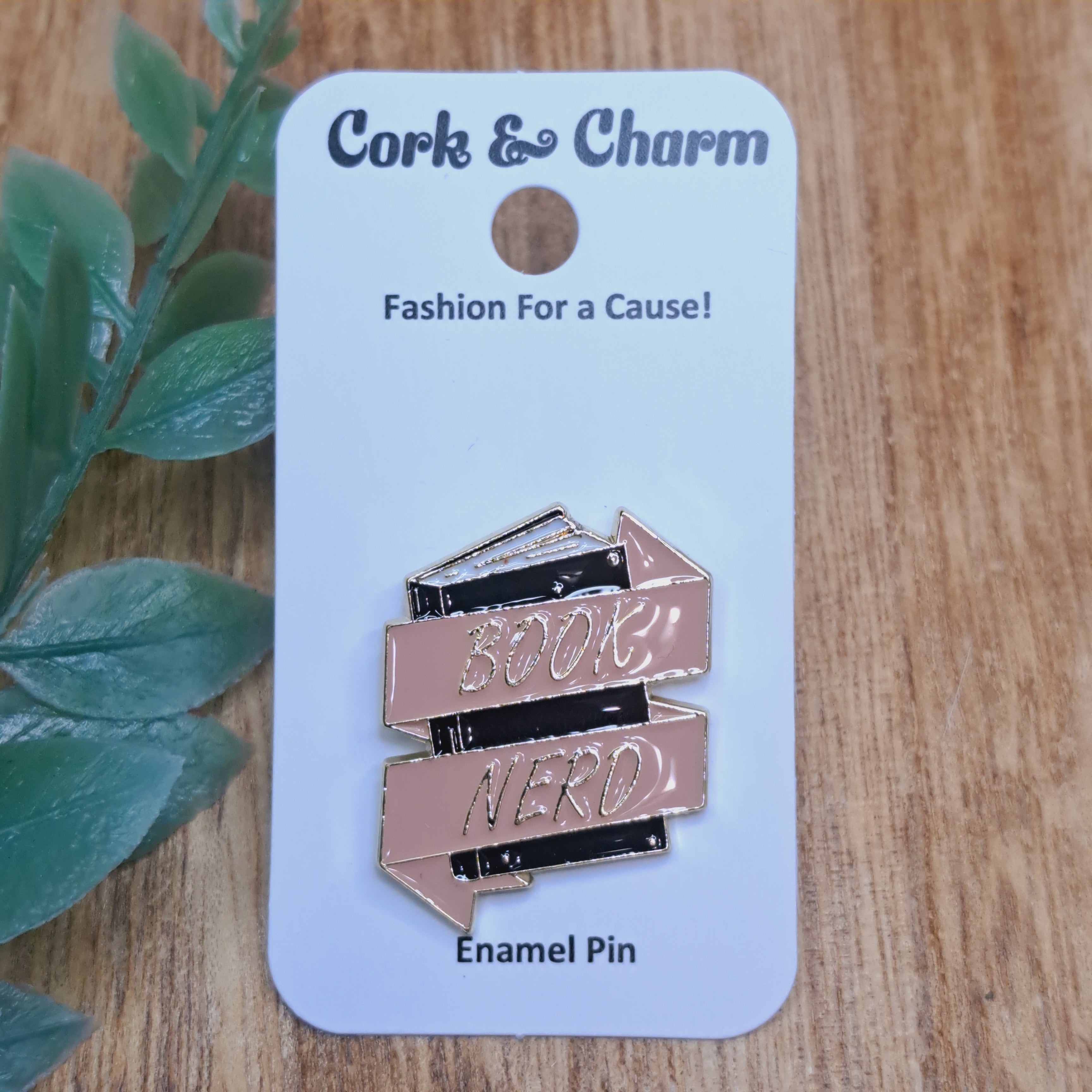 Book Nerd Book Enamel Pin