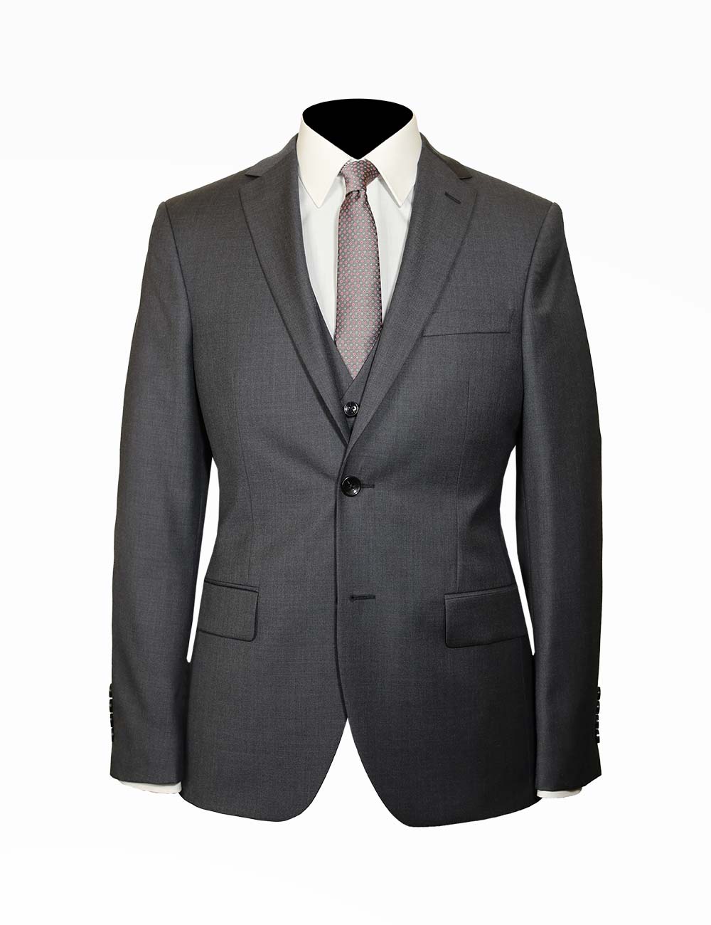 CARL GROSS Business Suit Blue grey F.Saarti