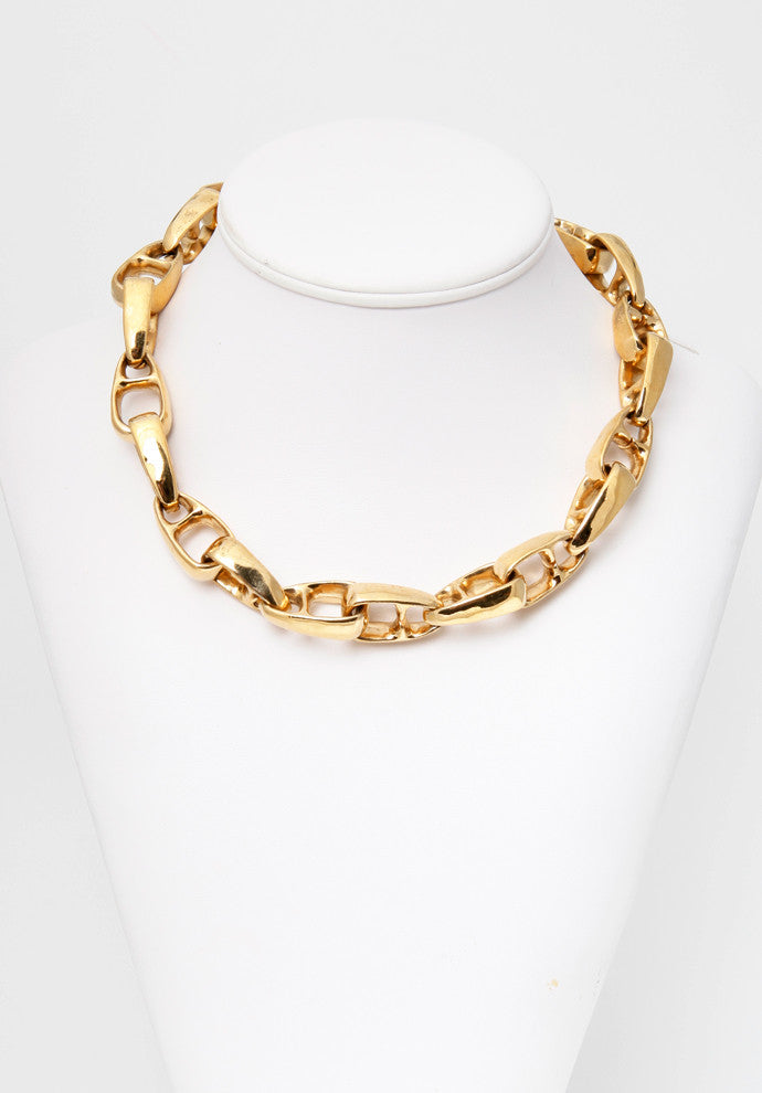 givenchy gold chain necklace