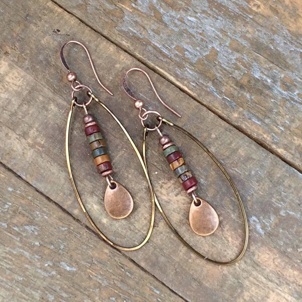 Lightweight Brass-tone Earrings