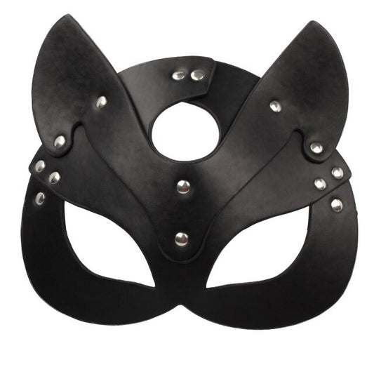 Party Mask Hd Porn - Women Sexy Leather Mask Half face Fancy Masks sex toys Halloween cat m â€“  Adult Fun Zone