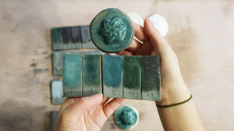 Cobalt Green Glaze Called "Oribe" In Japan