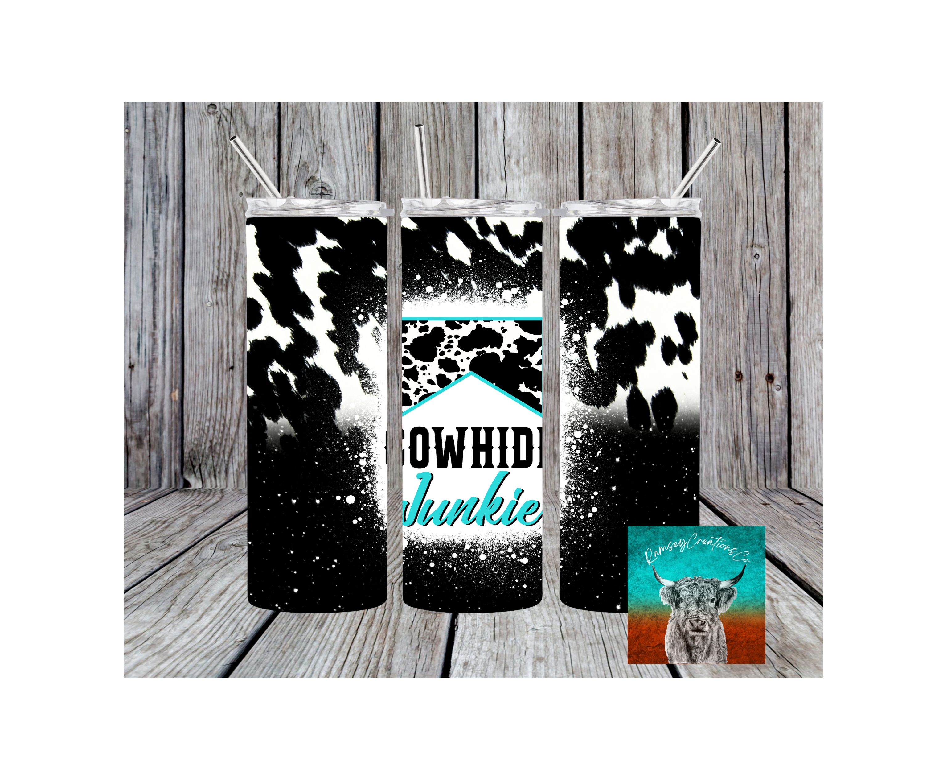 Cowhide Junkie Tumbler