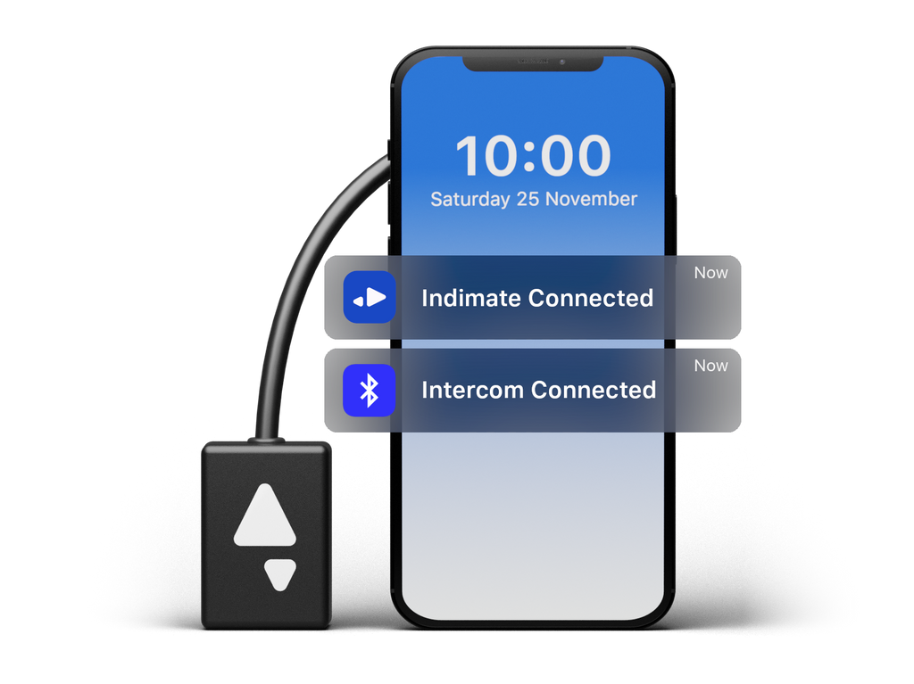 Phone with Indimate and Intercom Connection Notifications