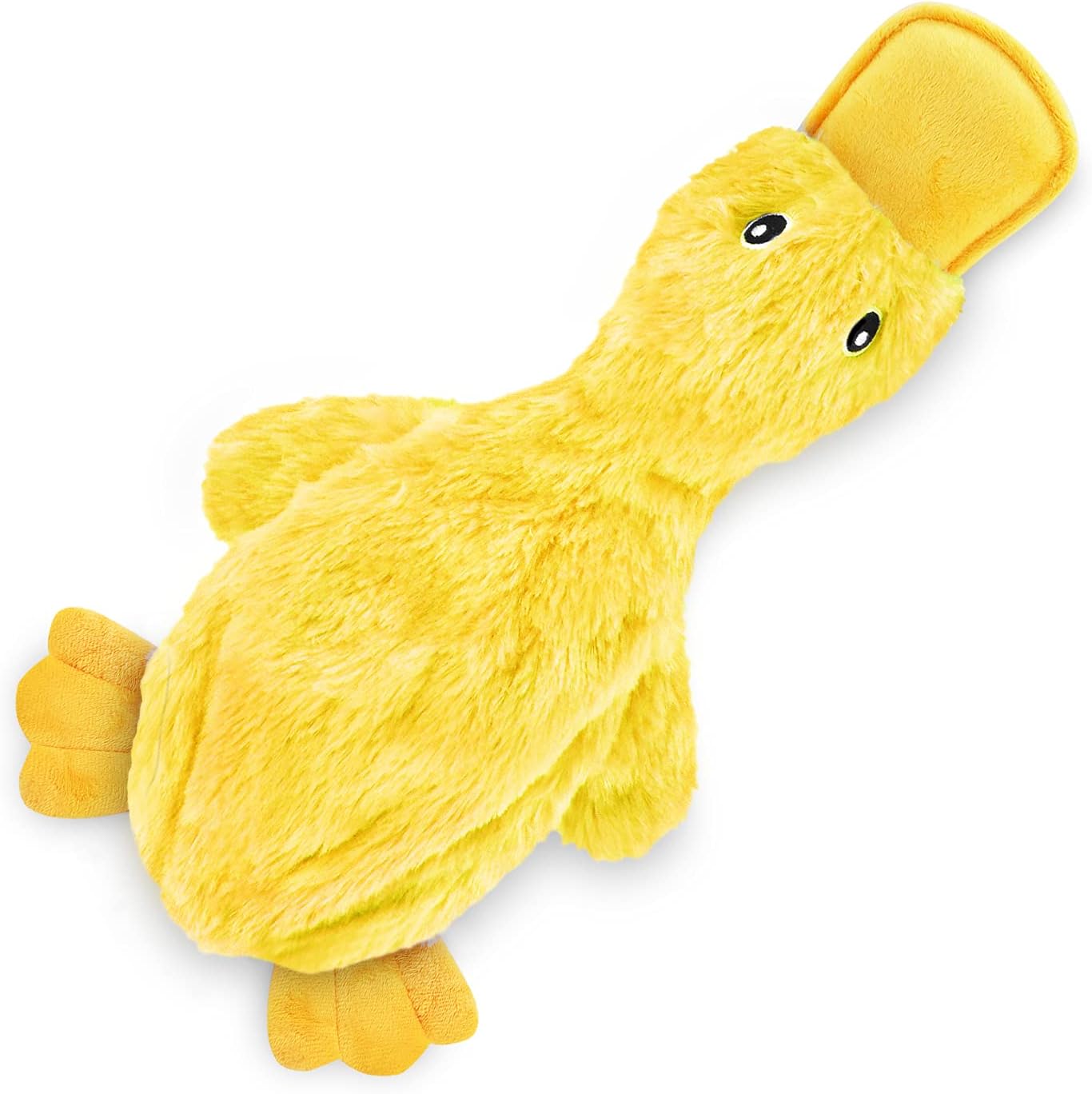 Crinkle Duck Dog Toy – No Stuffing, Squeaky Chew Toy for All Dogs