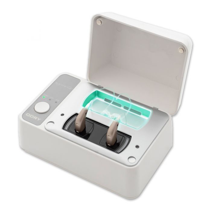Your hearing aids need drying and charging on regular intervals. To save you time and money, we have introduced the QDRY (QD-100) in which can simultaneously charge and dry your hearing aids for a germ-free and clean experience. 