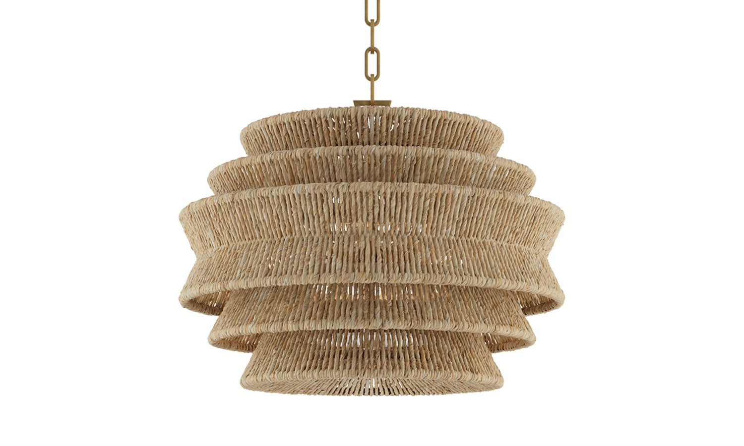 small drum chandelier