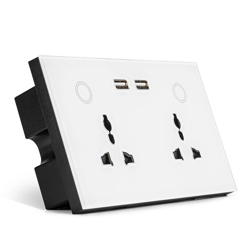 BlueDot International Duplex Switch Socket