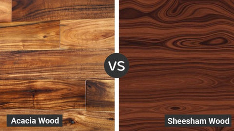 acacia wood vs sheesham wood