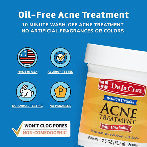 De La Cruz Sulfur Ointment Acne Medication