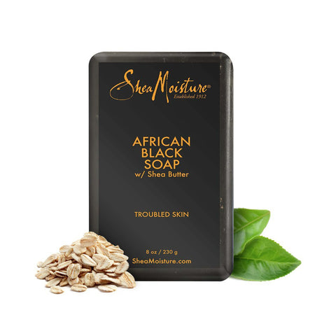 Shea Moisture  AFRICAN BLACK SOAP WITH SHEA BUTTER - 230G