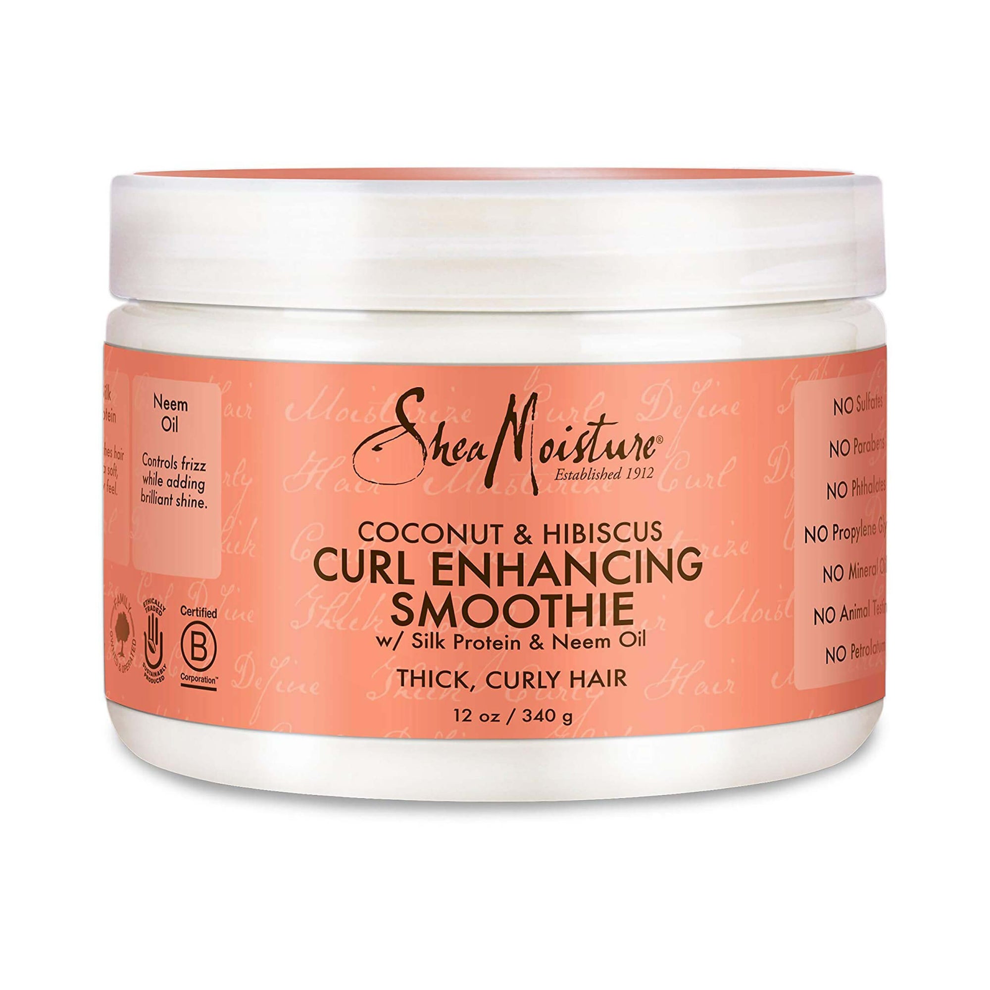 SheaMoisture - Coconut & Hibiscus Curl Enhancing Smoothie - 340g -  