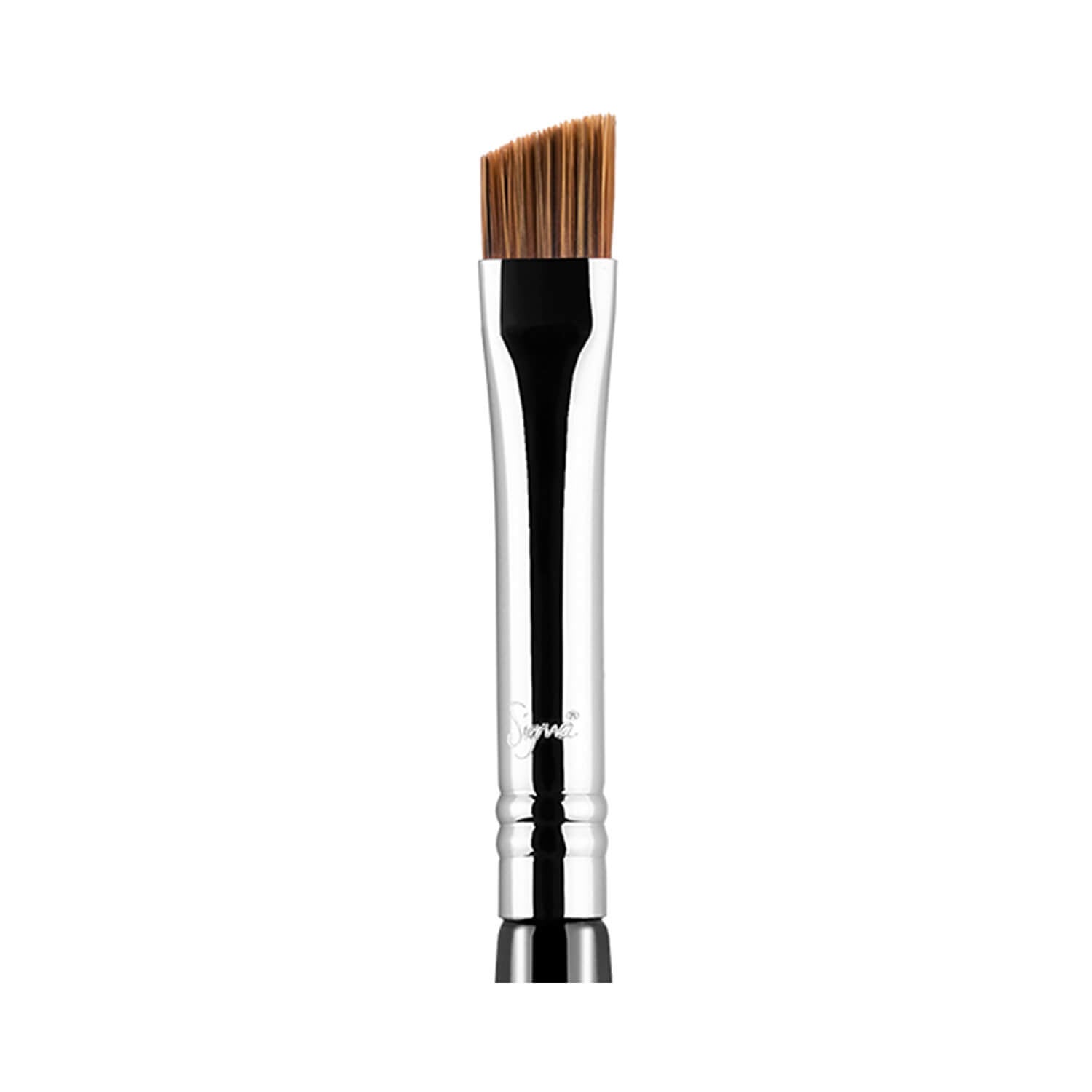 Sigma Beauty - E75 - Angled Brow Brush - Chrome/Copper - MYQT.com.au