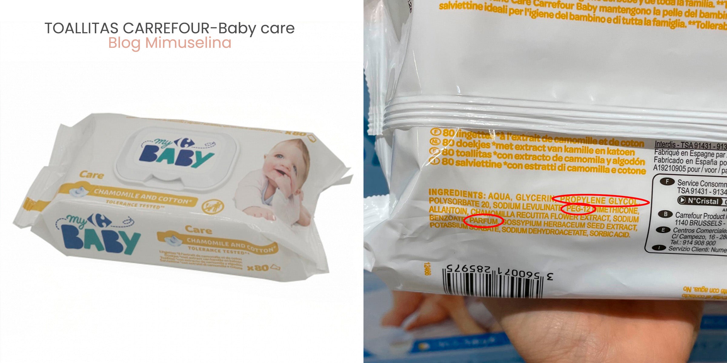 Mejores toallitas para bebe ingredientes toxicos peor toallita bebe
