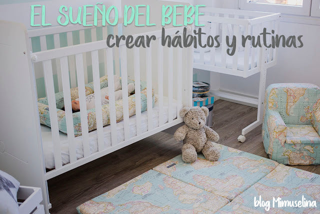 crear hábitos y rutinas del sueño en los bebés y recién nacidos blog mimuselina colchoneta de suelo cuco bebé