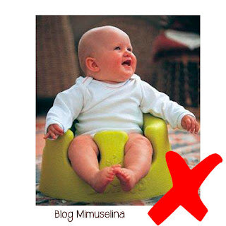 sillones de plástico mala postura para bebés no usar productos para niños blog mimuselina