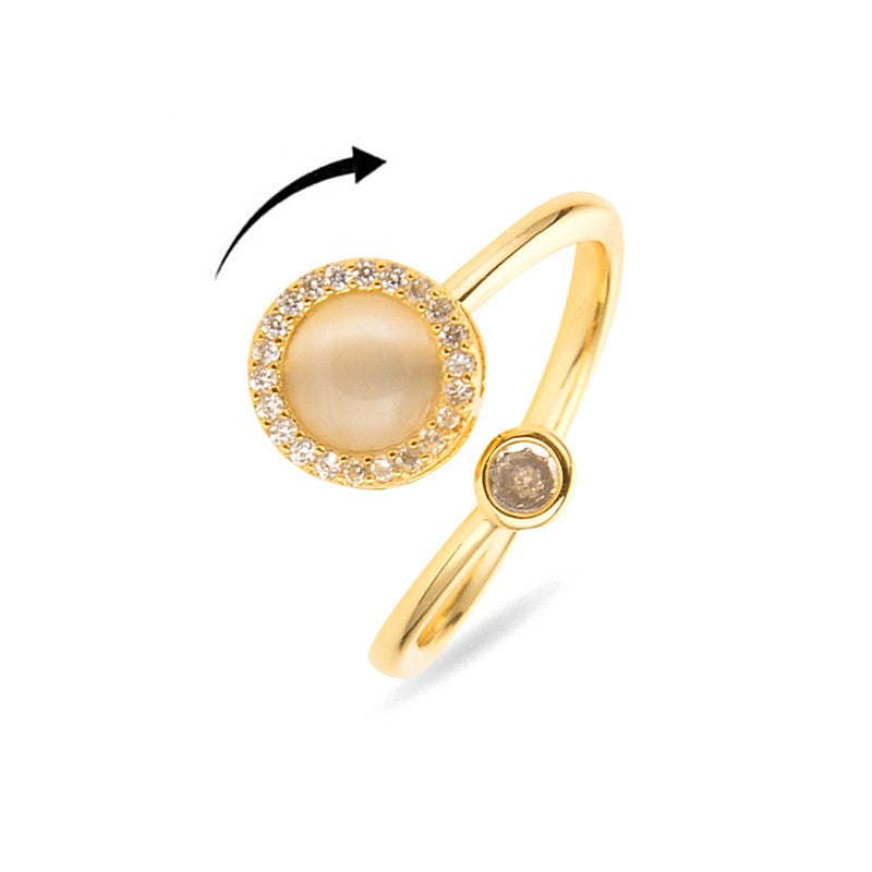 The Moonstone Rotatable Ring