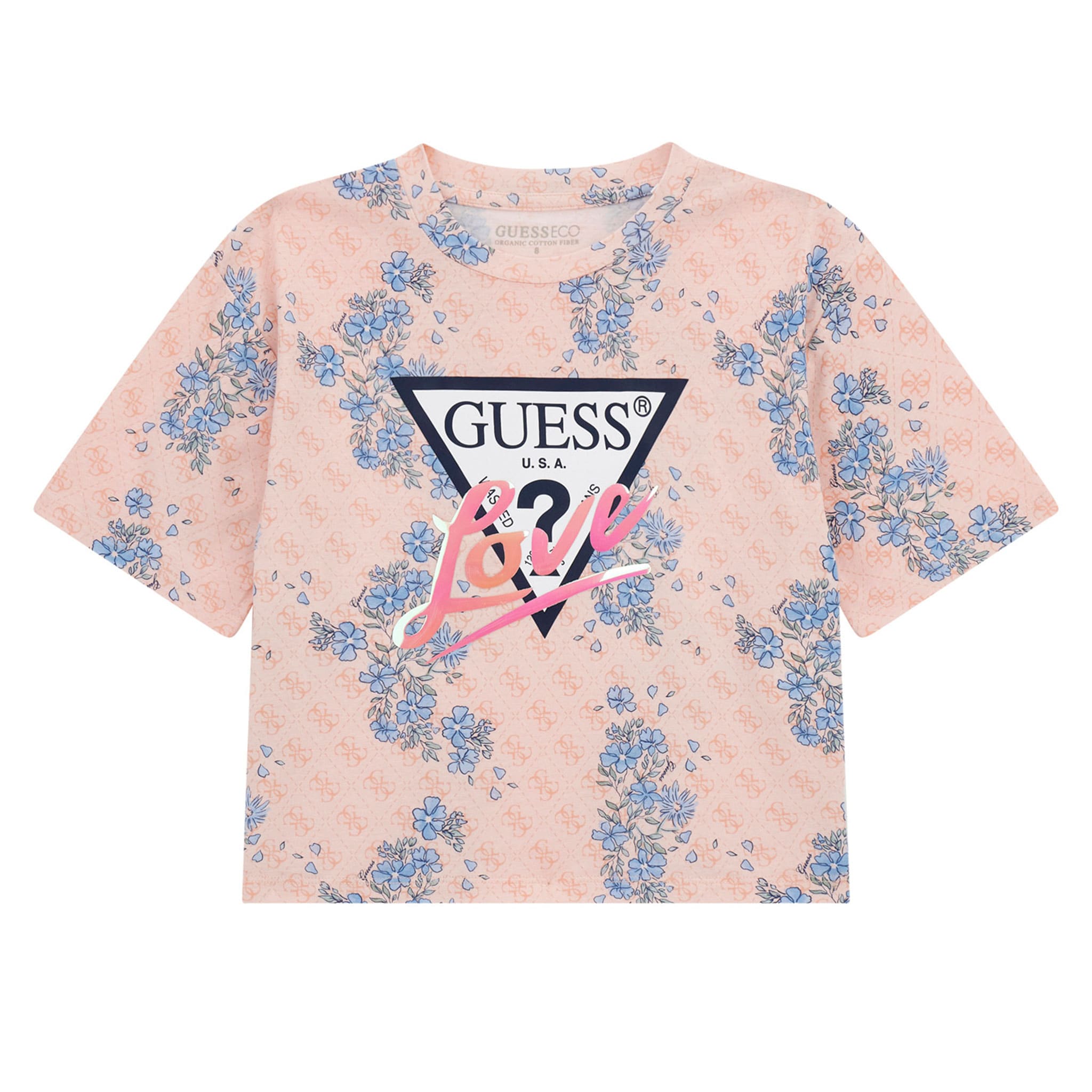 Flower Print T-shirt 7-14