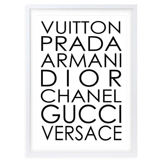 Wall Art's Louis Vuitton Building Large 105cm x 81cm Framed A1 Art