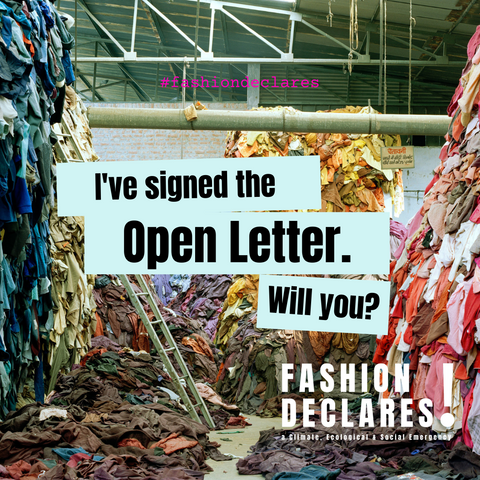 Fashion Decalres Open Letter
