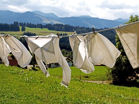 Sustainable clothing care line drying
