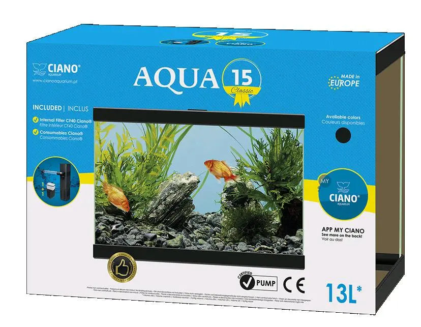 ACUARIO AQUA 15 CIANO 35X17,5X24,8CM 13L.