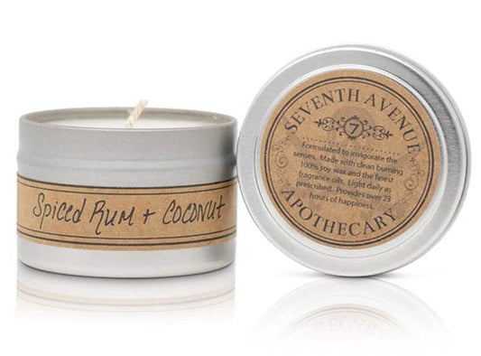 Spiced Rum + Coconut Soy Wax Candle - Signature Glass – Seventh Avenue  Apothecary