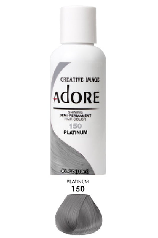 Adore Semi-Permanent Haircolor #140 Neon Pink 4 Ounce (118ml) (3 Pack) 