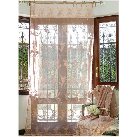 L'ATELIER 17 Tenda camera da letto finestra in misto lino con mantovan –  Angelica Home Stabia