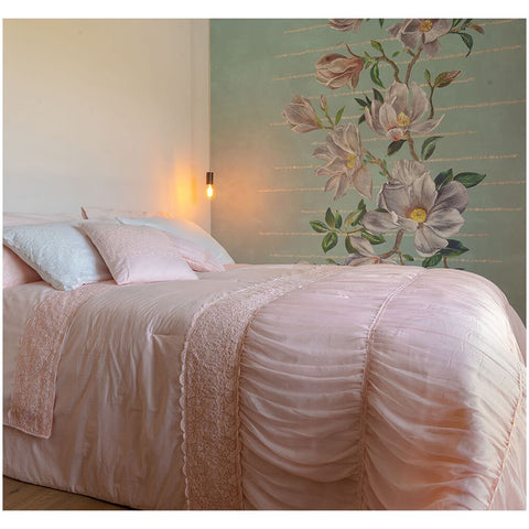 L'ATELIER 17 Double quilt with flounces and ruffles CLOUD ROUCHE dove – Angelica  Home Stabia