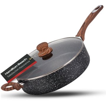 Hamilton Beach Enameled Coated Cast Iron Frying Pan Skillet, Navy (Set of  3), 1 Piece - Harris Teeter